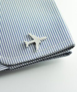 Boeing Airplane Cufflinks Elevate Your Style with Aviation Elegance