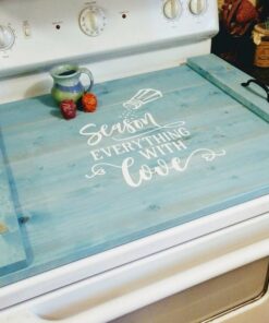 Farmhouse Kitchen Decor Transform Your Stovetop with Our Multipurpose Noodle Board and Oven Cover