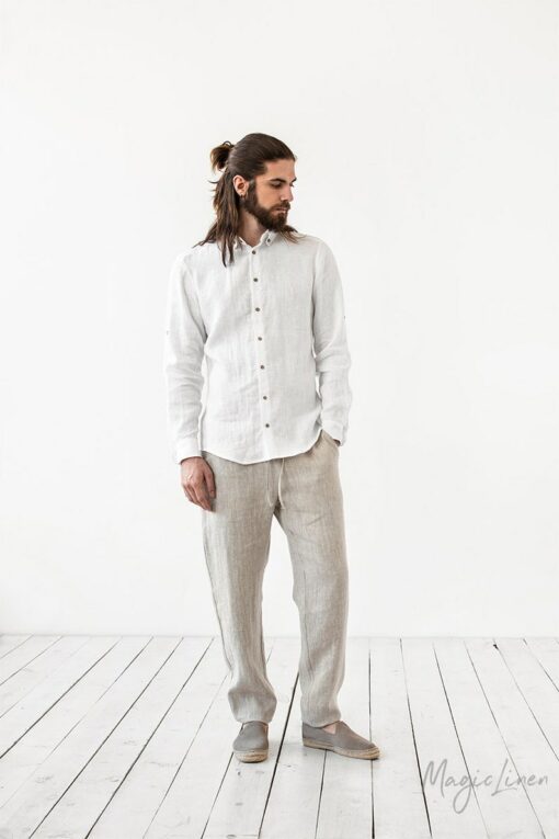 PALERMO Lightweight Linen Pants for Men in Vibrant Colors