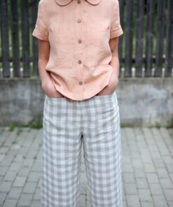 Apricot Hues Elevate Your Style with Linen Short Sleeve Shirts from OFFON CLOTHING