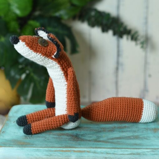 Enchanting Crochet Fox A Little Prince's Faithful Companion