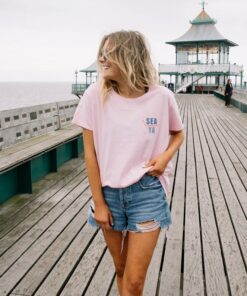 Sea Ya Women's Summer Beach Slogan T-Shirt Embrace the Coastal Vibes
