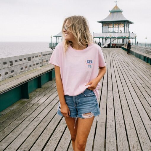 Sea Ya Women's Summer Beach Slogan T-Shirt Embrace the Coastal Vibes