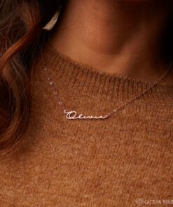 Personalized Minimalist Name Necklace The Perfect Gift for Her