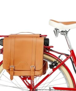 CLASSIC RIDE Premium Leather Bicycle Panniers for the Discerning Cyclist