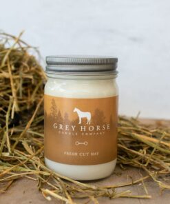 Aromatic Escape FRESH CUT HAY Soy Candle - A Gift for Equestrian Souls