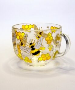 Honeycomb Haven Personalized Bee Coffee Mug for a Buzzing Brew