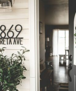Modern House Numbers Elevate Your Curb Appeal with Personalized Address Plaques