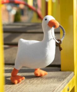 Adorable Untitled Goose Game Plush Handmade Soft Plushie for Goose Enthusiasts