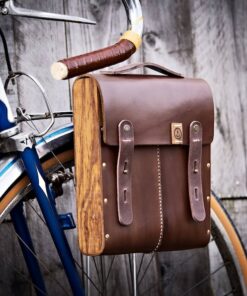 Premium Leather Flight, Cycle, and Bicycle Bag Timeless Style and Durability