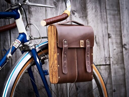 Premium Leather Flight, Cycle, and Bicycle Bag Timeless Style and Durability