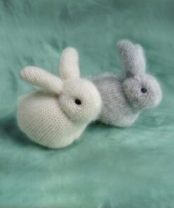 Cuddle-Worthy Cashmere Bunny Duo Easter's Hoppy Companions