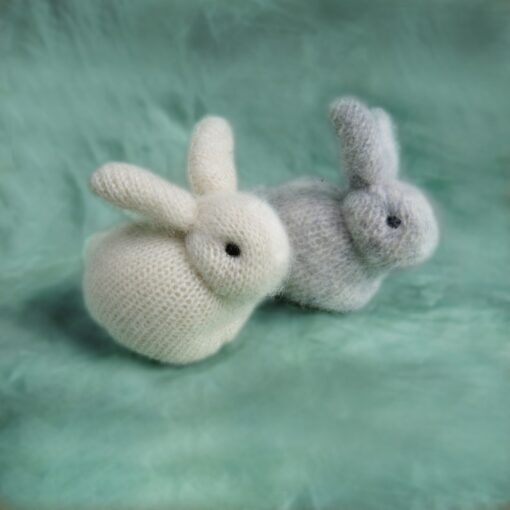 Cuddle-Worthy Cashmere Bunny Duo Easter's Hoppy Companions