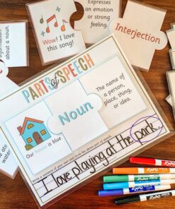 Interactive Grammar Adventure Unlocking Parts of Speech for Young Explorers