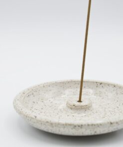 Speckled Serenity Ceramic Incense Burner for Tranquil Ambiance