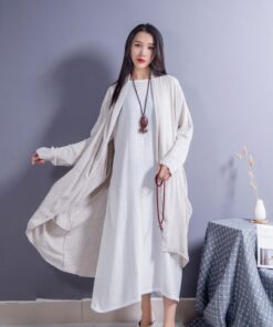 Breezy Linen Cardigan Effortless Style for Every Body