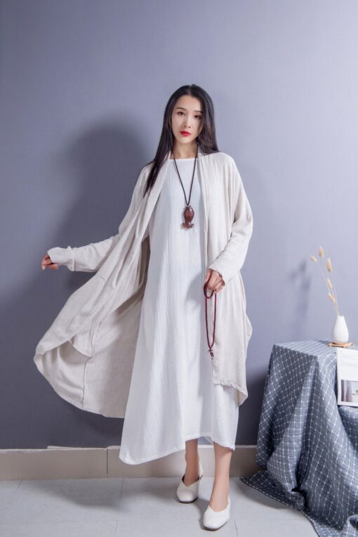 Breezy Linen Cardigan Effortless Style for Every Body