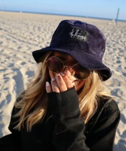 The Weekend Getaway Navy Corduroy Bucket Hat