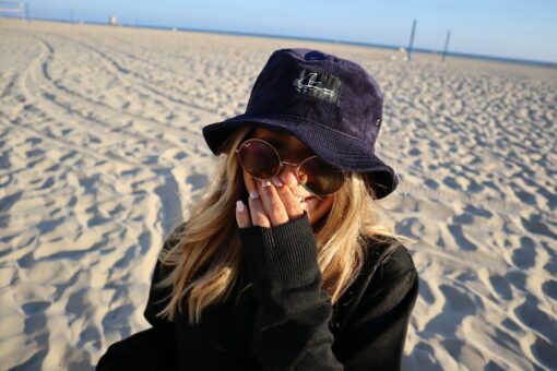 The Weekend Getaway Navy Corduroy Bucket Hat