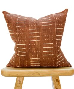Rustic Mudcloth Pillow Cover Embrace African Heritage in Your Home Decor