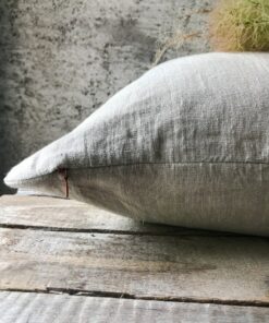 Rustic Washed Linen Pillowcase Natural Charm for Your Home