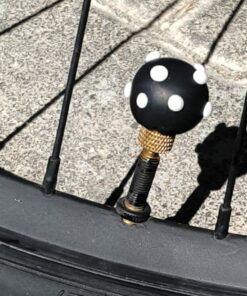 Polka Dot Valve Caps Add a Touch of Whimsy to Your Ride