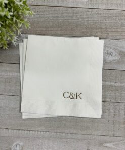 Personalized Napkins Elevate Your Celebrations with Custom Monograms and Designs