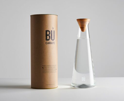 Geometric Glass Carafe Modern Water Jug, Wine Decanter, and Juice Pitcher