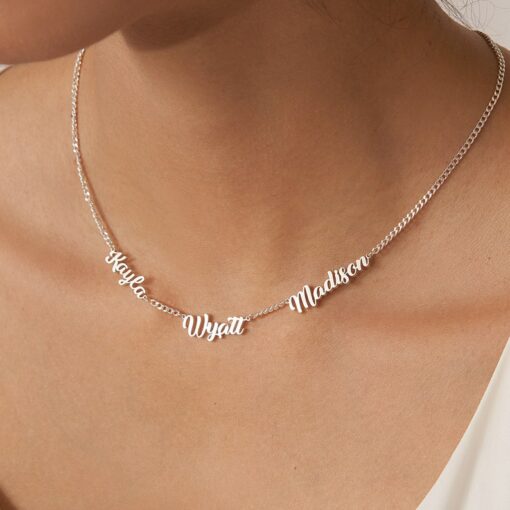 Personalized Name Necklace with Curb Chain A Timeless Treasure for Loved Ones