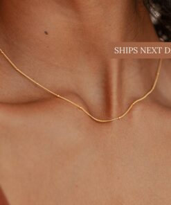 Celestial Radiance Caitlyn's Satellite Necklace in Gold, Rose Gold, and Sterling Silver