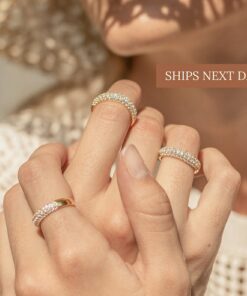 Pave Dome Eternity Band Timeless Elegance for Every Occasion
