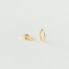 Celestial Embrace Caitlyn's Eternity Pave Huggie Earrings, a Diamond-Studded Symphony