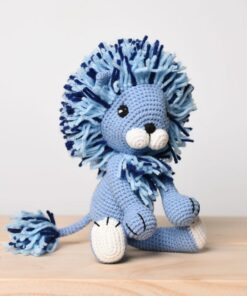 Adorable Blue Lion Crochet A Charming Amigurumi Companion for All Ages