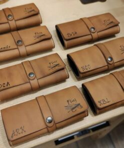 Personalized Leather Fly Fishing Wallet The Ultimate Companion for Anglers