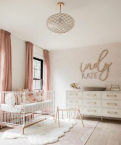Personalized Wooden Nursery Name Sign A Cherished Keepsake for Your Little One's Abode