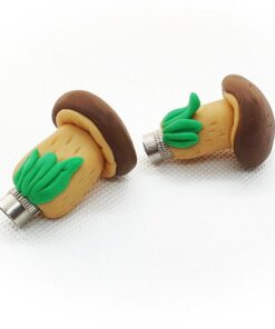 Glow-in-the-Dark Mushroom Valve Caps Illuminate Your Ride with Whimsy