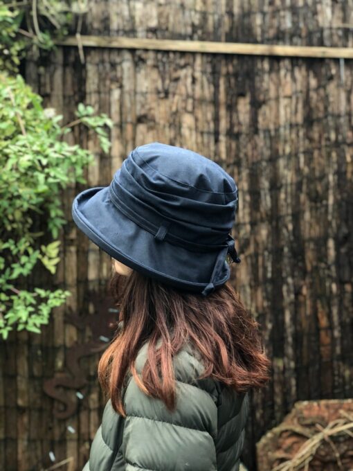 Waterproof Waxed Cotton Rain Hat for Women Stay Dry in Style