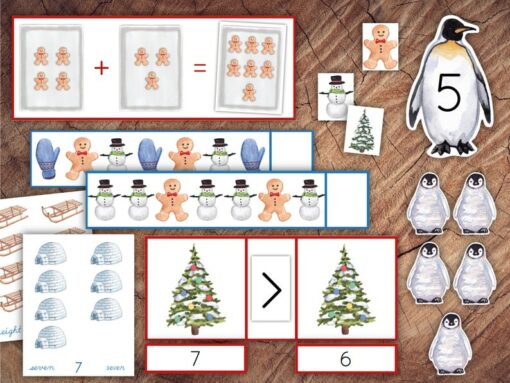 Winter Wonderland Preschool Math Extravaganza Unlocking Math Magic in a Snowy Adventure
