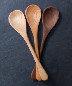 Handcrafted Wooden Spoons Culinary Masterpieces from American Black Cherry, Maple, and Walnut