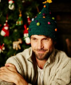 Hand Knitted Christmas Tree Hat The Perfect Festive Accessory for the Holidays