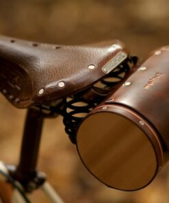 The Barrel Bag Premium Leather Bicycle Saddlebag for Unforgettable Rides