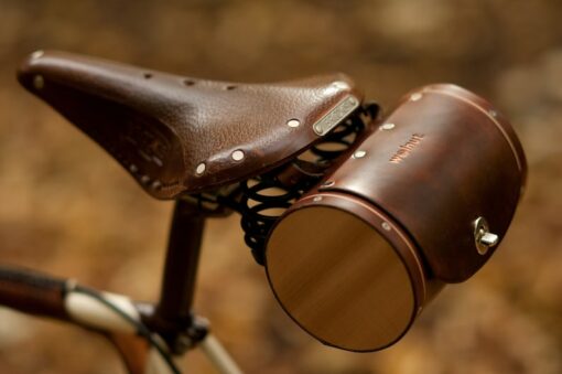 The Barrel Bag Premium Leather Bicycle Saddlebag for Unforgettable Rides