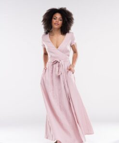 DARA Breezy Linen Maxi Dress for Effortless Summer Style
