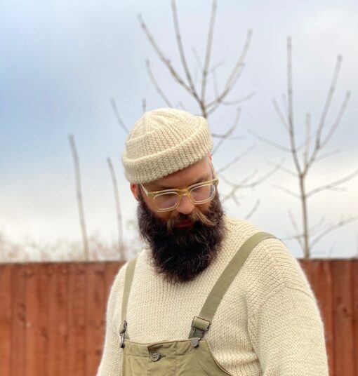 Knit for Victory Watch Cap 100% Alpaca Warmth and Style