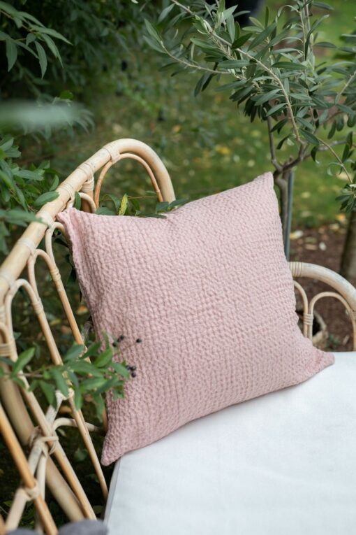 Cozy Waffle Linen Throw Pillowcase Rustic Charm for Your Home Decor