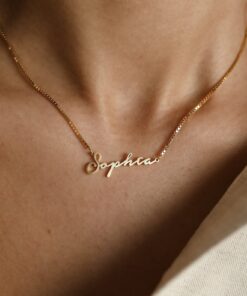 CaitlynMinimalist's Dainty Name Necklace A Timeless Personalized Gift