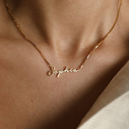 CaitlynMinimalist's Dainty Name Necklace A Timeless Personalized Gift