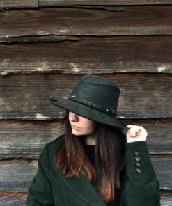 The Wanderer Waterproof Fedora Hat for Women - Stay Dry and Stylish in Any Weather