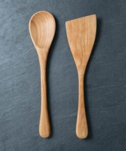 Premium Handmade Kitchen Utensil Set American-Crafted Wooden Spoon and Spatula