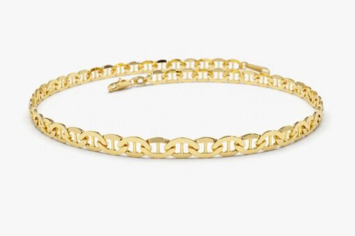 14k Gold Mariner Link Bracelet A Timeless Treasure for Special Occasions